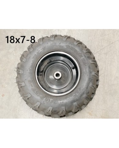 8 inch Complete Wheel Rim Tyre Quad ATV Buggy Gokart 20mm 20 Splines 18x7-8 8 inch Complete Wheel Rim Tyre Quad ATV Buggy Gokart 20mm 20 Splines 18x7-8