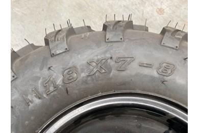 8 inch Complete Wheel Rim Tyre Quad ATV Buggy Gokart 20mm 20 Splines 18x7-8