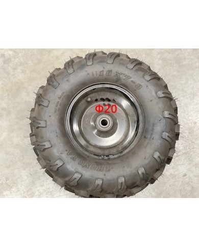 8 inch Complete Wheel Rim Tyre Quad ATV Buggy Gokart 20mm Bearing AT 18x7-8 8 inch Complete Wheel Rim Tyre Quad ATV Buggy Gokart 20mm Bearing AT 18x7-8