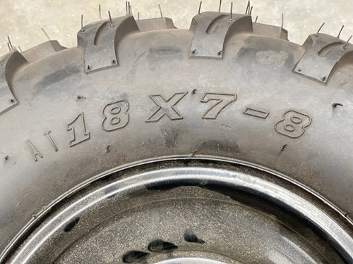 8 inch Complete Wheel Rim Tyre Quad ATV Buggy Gokart 20mm Bearing AT 18x7-8 8 inch Complete Wheel Rim Tyre Quad ATV Buggy Gokart 20mm Bearing AT 18x7-8