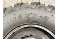 8 inch Complete Wheel Rim Tyre Quad ATV Buggy Gokart 20mm Bearing AT 18x7-8 8 inch Complete Wheel Rim Tyre Quad ATV Buggy Gokart 20mm Bearing AT 18x7-8
