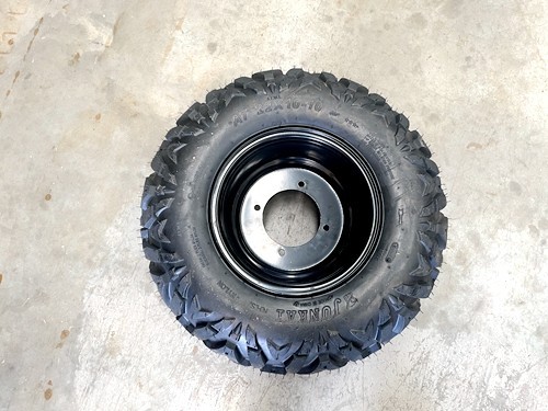 10 inch Complete Wheel Rim Tyre Quad ATV Buggy Gokart 4 Stud 22x10-10