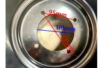 10 inch Complete Wheel Rim Tyre Quad ATV Buggy Gokart 4 Stud 22x10-10