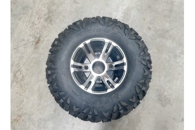 10 inch Complete Wheel Alloy Rim Tyre Quad ATV Buggy Gokart 4 Stud AT22x10-10