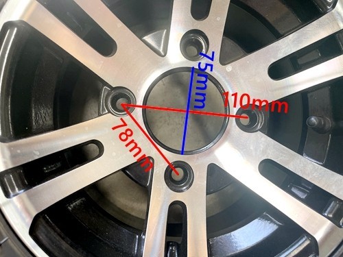 10 inch Complete Wheel Alloy Rim Tyre Quad ATV Buggy Gokart 4 Stud AT21x7-10