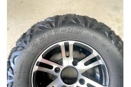 10 inch Complete Wheel Alloy Rim Tyre Quad ATV Buggy Gokart 4 Stud AT21x7-10