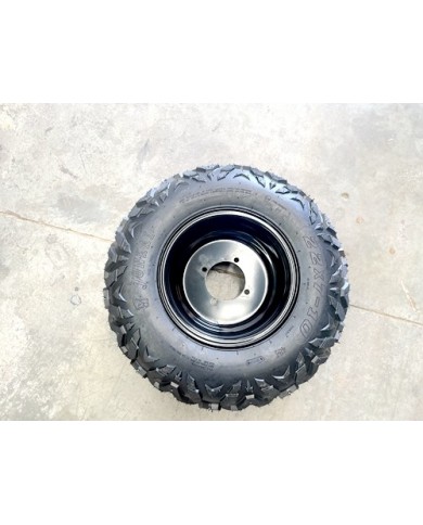 10 inch Complete Wheel Steel Rim Tyre Quad ATV Buggy Gokart 4 Stud AT21x7-10 10 inch Complete Wheel Steel Rim Tyre Quad ATV Buggy Gokart 4 Stud AT21x7-10