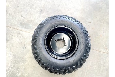 10 inch Complete Wheel Steel Rim Tyre Quad ATV Buggy Gokart 4 Stud AT21x7-10