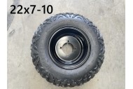 10 inch Complete Wheel Steel Rim Tyre Quad ATV Buggy Gokart 4 Stud AT21x7-10