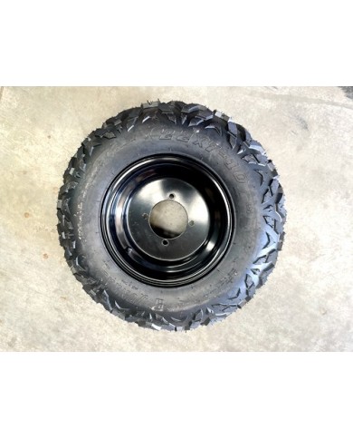 10 inch Complete Wheel Steel Rim Tyre Quad ATV Buggy Gokart 4 Stud AT21x7-10 10 inch Complete Wheel Steel Rim Tyre Quad ATV Buggy Gokart 4 Stud AT21x7-10