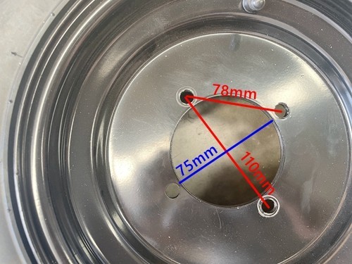 10 inch Complete Wheel Steel Rim Tyre Quad ATV Buggy Gokart 4 Stud AT21x7-10