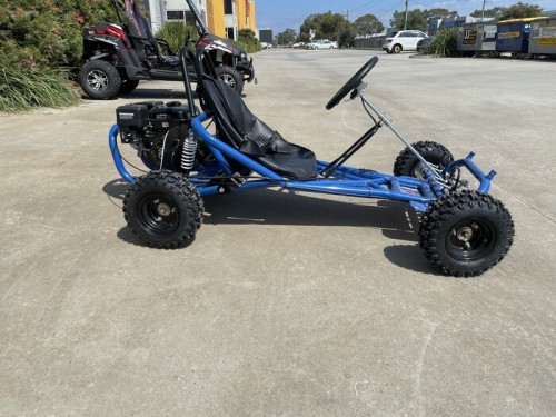 200cc 6.5HP Go Kart Wet Clutch Dune Buggy ATV Quad 4 Stroke Adult/Teen/Kid Sizes  BLUE 200cc 6.5HP Go Kart Wet Clutch Dune Buggy ATV Quad 4 Stroke Adult/Teen/Kid Sizes  BLUE