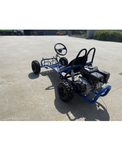 200cc 6.5HP Go Kart Wet Clutch Dune Buggy ATV Quad 4 Stroke Adult/Teen/Kid Sizes  BLUE