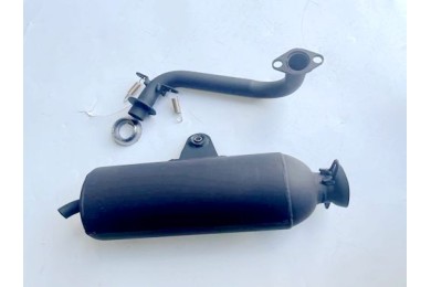 Exhaust Pipe + Muffler System 200cc FORZA 5 K5 Buggy Quad ATV Dune Buggy Trike Exhaust Pipe + Muffler System 200cc FORZA 5 K5 Buggy Quad ATV Dune Buggy Trike
