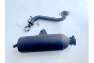 Exhaust Pipe + Muffler System 200cc FORZA 5 K5 Buggy Quad ATV Dune Buggy Trike