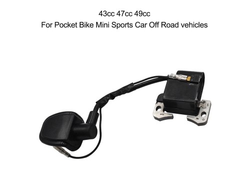 Ignition Coil 43cc 47cc 49cc Mini PIT Pocket Quad Dirt Bike ATV Ignition Coil 43cc 47cc 49cc Mini PIT Pocket Quad Dirt Bike ATV