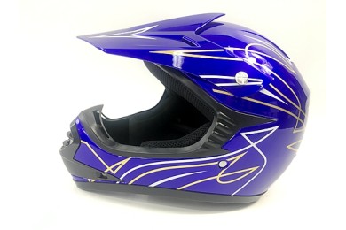 OFFROAD HELMET KIDS QUAD MOTOR BIKE QUAD ATV KART BUGGY AUSTRALIAN STANDARD BLUE