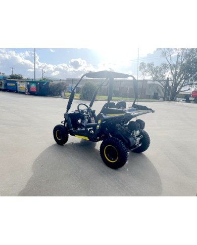 FORZA 1 K1 Dune Buggy 163CC 5.5HP Off Road UTV ATV 2 Seater 4 Wheel Go kart REV Yellow FORZA 1 K1 Dune Buggy 163CC 5.5HP Off Road UTV ATV 2 Seater 4 Wheel Go kart REV Yellow