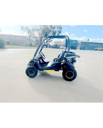 FORZA 1 K1 Dune Buggy 163CC 5.5HP Off Road UTV ATV 2 Seater 4 Wheel Go kart REV Yellow FORZA 1 K1 Dune Buggy 163CC 5.5HP Off Road UTV ATV 2 Seater 4 Wheel Go kart REV Yellow