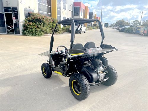 FORZA 1 K1 Dune Buggy 163CC 5.5HP Off Road UTV ATV 2 Seater 4 Wheel Go kart REV Yellow