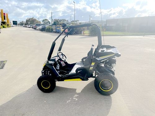 FORZA 1 K1 Dune Buggy 163CC 5.5HP Off Road UTV ATV 2 Seater 4 Wheel Go kart REV Yellow