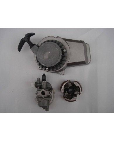 Carby + Clutch + Alloy Pull Starter 47cc 49cc ATV QUAD Bike Dirt Pocket Mini Pit Carby + Clutch + Alloy Pull Starter 47cc 49cc ATV QUAD Bike Dirt Pocket Mini Pit