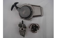 Carby + Clutch + Alloy Pull Starter 47cc 49cc ATV QUAD Bike Dirt Pocket Mini Pit