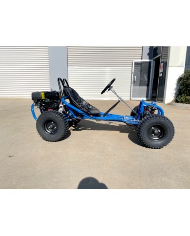 OFFROAD 9HP 270CC GO KART SINGLE SEAT ADULT BUGGY QUAD ATV SUSPENSION WET CLUTCH BLUE