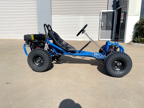 OFFROAD 9HP 270CC GO KART SINGLE SEAT ADULT BUGGY QUAD ATV SUSPENSION WET CLUTCH BLUE OFFROAD 9HP 270CC GO KART SINGLE SEAT ADULT BUGGY QUAD ATV SUSPENSION WET CLUTCH BLUE