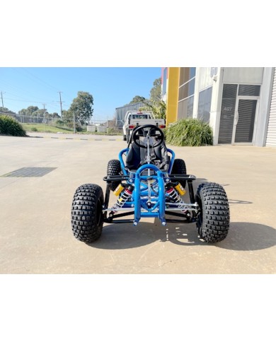 OFFROAD 9HP 270CC GO KART SINGLE SEAT ADULT BUGGY QUAD ATV SUSPENSION WET CLUTCH BLUE