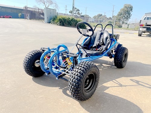 OFFROAD 9HP 270CC GO KART SINGLE SEAT ADULT BUGGY QUAD ATV SUSPENSION WET CLUTCH BLUE OFFROAD 9HP 270CC GO KART SINGLE SEAT ADULT BUGGY QUAD ATV SUSPENSION WET CLUTCH BLUE