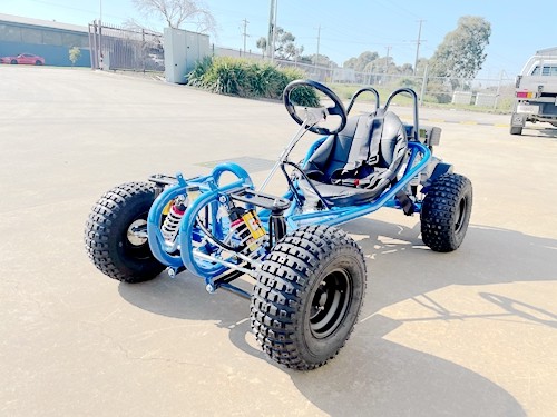 OFFROAD 9HP 270CC GO KART SINGLE SEAT ADULT BUGGY QUAD ATV SUSPENSION WET CLUTCH BLUE OFFROAD 9HP 270CC GO KART SINGLE SEAT ADULT BUGGY QUAD ATV SUSPENSION WET CLUTCH BLUE