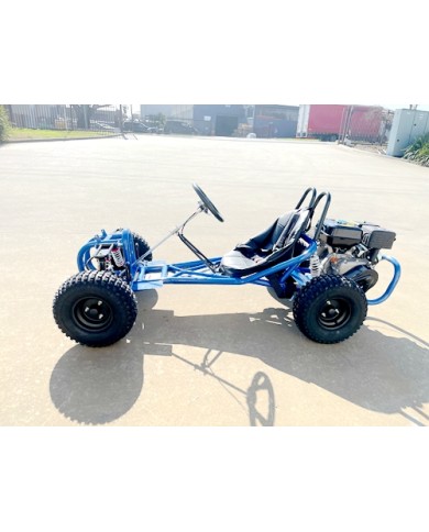OFFROAD 9HP 270CC GO KART SINGLE SEAT ADULT BUGGY QUAD ATV SUSPENSION WET CLUTCH BLUE