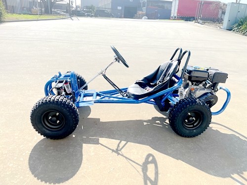 OFFROAD 9HP 270CC GO KART SINGLE SEAT ADULT BUGGY QUAD ATV SUSPENSION WET CLUTCH BLUE OFFROAD 9HP 270CC GO KART SINGLE SEAT ADULT BUGGY QUAD ATV SUSPENSION WET CLUTCH BLUE