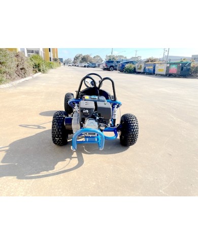 OFFROAD 9HP 270CC GO KART SINGLE SEAT ADULT BUGGY QUAD ATV SUSPENSION WET CLUTCH BLUE