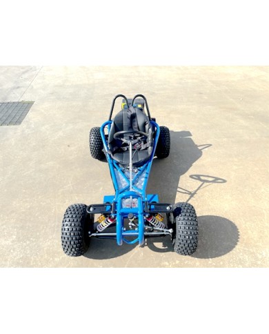 OFFROAD 9HP 270CC GO KART SINGLE SEAT ADULT BUGGY QUAD ATV SUSPENSION WET CLUTCH BLUE