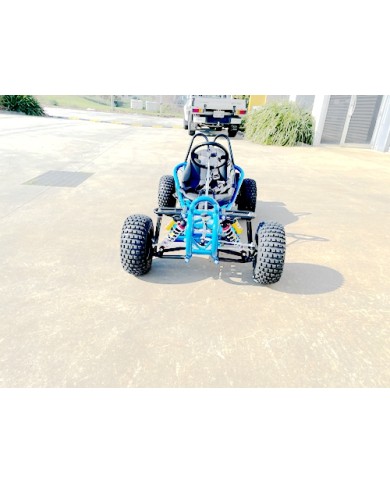 OFFROAD 9HP 270CC GO KART SINGLE SEAT ADULT BUGGY QUAD ATV SUSPENSION WET CLUTCH BLUE
