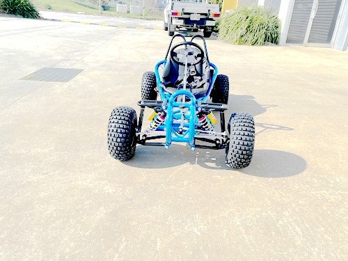 OFFROAD 9HP 270CC GO KART SINGLE SEAT ADULT BUGGY QUAD ATV SUSPENSION WET CLUTCH BLUE OFFROAD 9HP 270CC GO KART SINGLE SEAT ADULT BUGGY QUAD ATV SUSPENSION WET CLUTCH BLUE