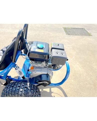 OFFROAD 9HP 270CC GO KART SINGLE SEAT ADULT BUGGY QUAD ATV SUSPENSION WET CLUTCH BLUE