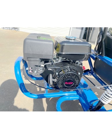 OFFROAD 9HP 270CC GO KART SINGLE SEAT ADULT BUGGY QUAD ATV SUSPENSION WET CLUTCH BLUE