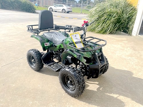 WILDFORCE49 49CC FARM QUAD BIKE ATV BUGGY KIDS 4 WHEELER HUASHENG 2-STROKE MJ MOTORGREEN