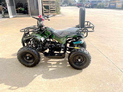 WILDFORCE49 49CC FARM QUAD BIKE ATV BUGGY KIDS 4 WHEELER HUASHENG 2-STROKE MJ MOTORGREEN