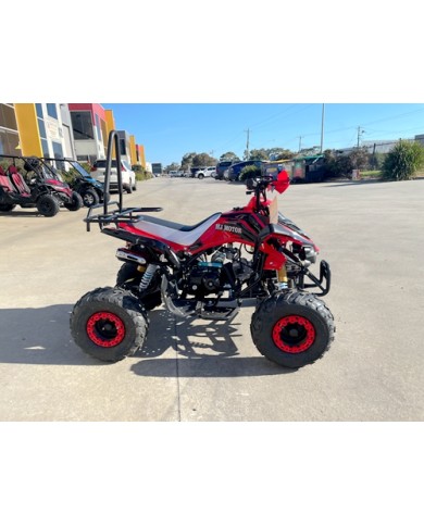 125CC ATV Sport Quad Dirt Bike 4 Wheel Buggy Go kart Rear Rack Semi Auto 3+1 Ranger red 125CC ATV Sport Quad Dirt Bike 4 Wheel Buggy Go kart Rear Rack Semi Auto 3+1 Ranger red