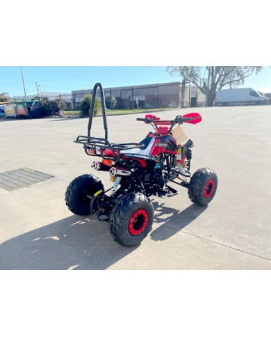 125CC ATV Sport Quad Dirt Bike 4 Wheel Buggy Go kart Rear Rack Semi Auto 3+1 Ranger red 125CC ATV Sport Quad Dirt Bike 4 Wheel Buggy Go kart Rear Rack Semi Auto 3+1 Ranger red