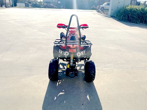 125CC ATV Sport Quad Dirt Bike 4 Wheel Buggy Go kart Rear Rack Semi Auto 3+1 Ranger red 125CC ATV Sport Quad Dirt Bike 4 Wheel Buggy Go kart Rear Rack Semi Auto 3+1 Ranger red