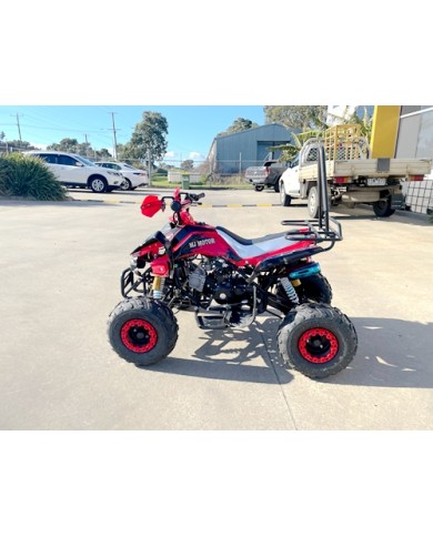 125CC ATV Sport Quad Dirt Bike 4 Wheel Buggy Go kart Rear Rack Semi Auto 3+1 Ranger red 125CC ATV Sport Quad Dirt Bike 4 Wheel Buggy Go kart Rear Rack Semi Auto 3+1 Ranger red