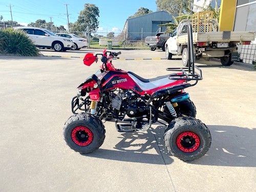 125CC ATV Sport Quad Dirt Bike 4 Wheel Buggy Go kart Rear Rack Semi Auto 3+1 Ranger red 125CC ATV Sport Quad Dirt Bike 4 Wheel Buggy Go kart Rear Rack Semi Auto 3+1 Ranger red