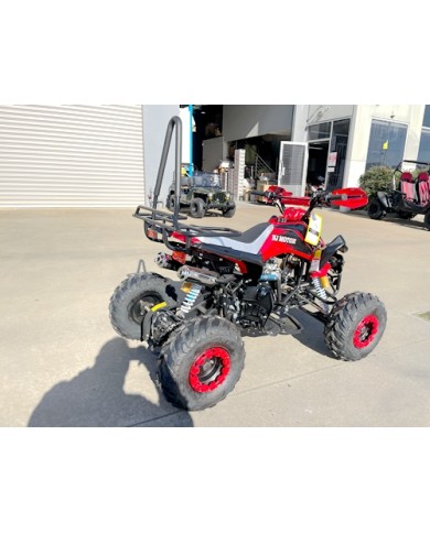 125CC ATV Sport Quad Dirt Bike 4 Wheel Buggy Go kart Rear Rack Semi Auto 3+1 Ranger red 125CC ATV Sport Quad Dirt Bike 4 Wheel Buggy Go kart Rear Rack Semi Auto 3+1 Ranger red