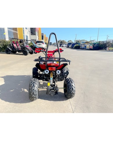 125CC ATV Sport Quad Dirt Bike 4 Wheel Buggy Go kart Rear Rack Semi Auto 3+1 Ranger red 125CC ATV Sport Quad Dirt Bike 4 Wheel Buggy Go kart Rear Rack Semi Auto 3+1 Ranger red