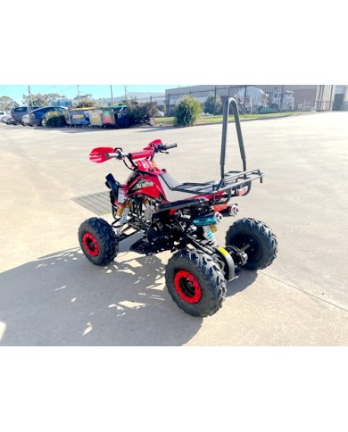 125CC ATV Sport Quad Dirt Bike 4 Wheel Buggy Go kart Rear Rack Semi Auto 3+1 Ranger red 125CC ATV Sport Quad Dirt Bike 4 Wheel Buggy Go kart Rear Rack Semi Auto 3+1 Ranger red